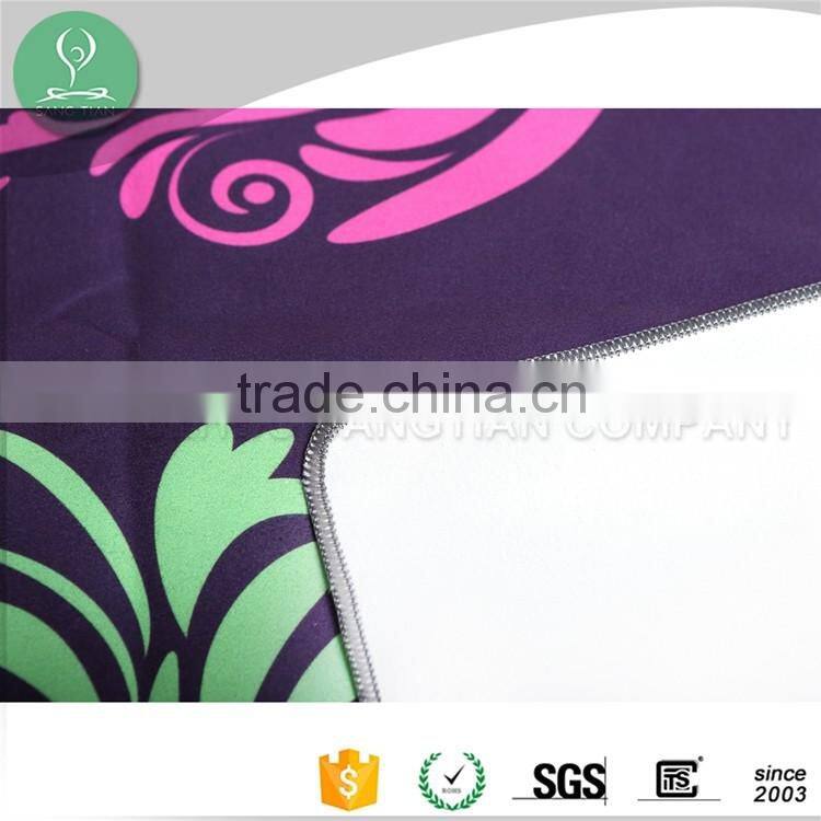 Wholesale Print Microfiber Extra Absorbent Exercise best yoga towel factory