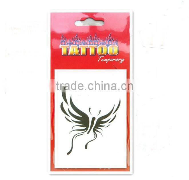 Customized watertransfer body art temporary tattoo sticker
