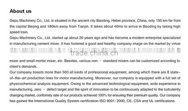 Best Selling Products Small Movable Concrete Mortar Mixer In Philippines