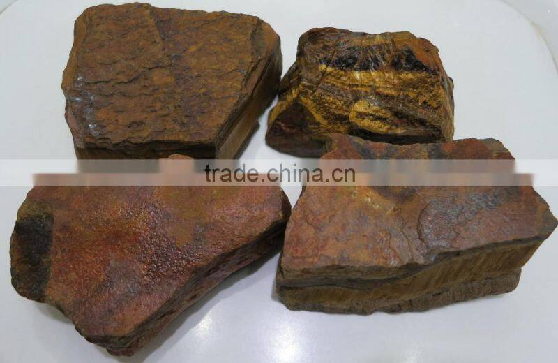 Natural Tiger Eye Rough Gemstone From South Africa Good Quality