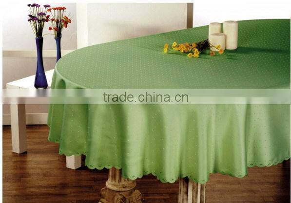 2014 hot selling jaquard polyester table cloth glitter table clothes