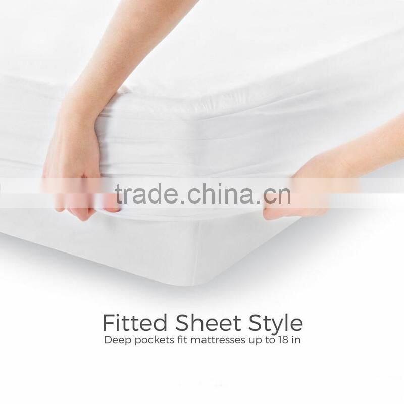 Wholesale From China Thick Waterproof Mattress Protector/Zipper For Mattress Cover