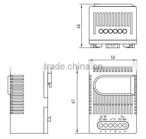 24V&48VDC electronic overload relay 16A wholesale