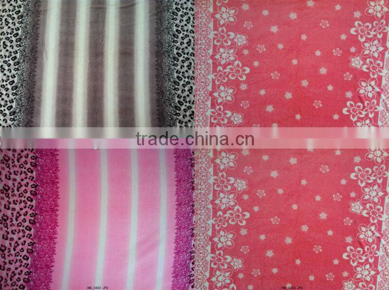 fluffy fleece blanket manfacturing printed designer polar fleece fabric