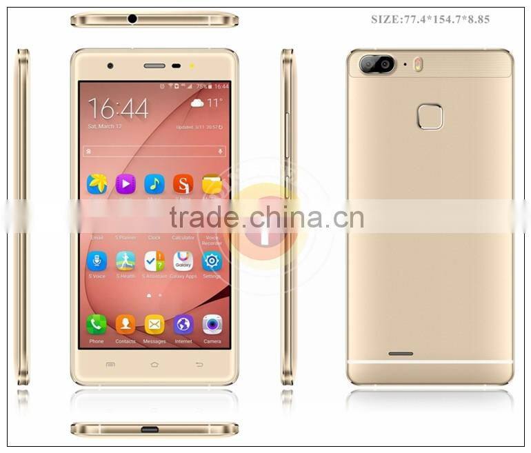 Mtk6580A 5 INCH HD IPS Screen Quad Core 3G GPS Android 5.1 Super Slim Mobile Phone with Price S12