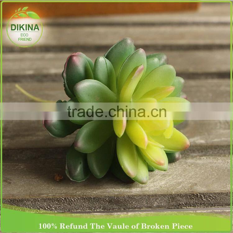 Wedding Birthday Gifts Green Succulent Jewelry Necklace Pendant Wholesale Faux fake artificial cactus plants