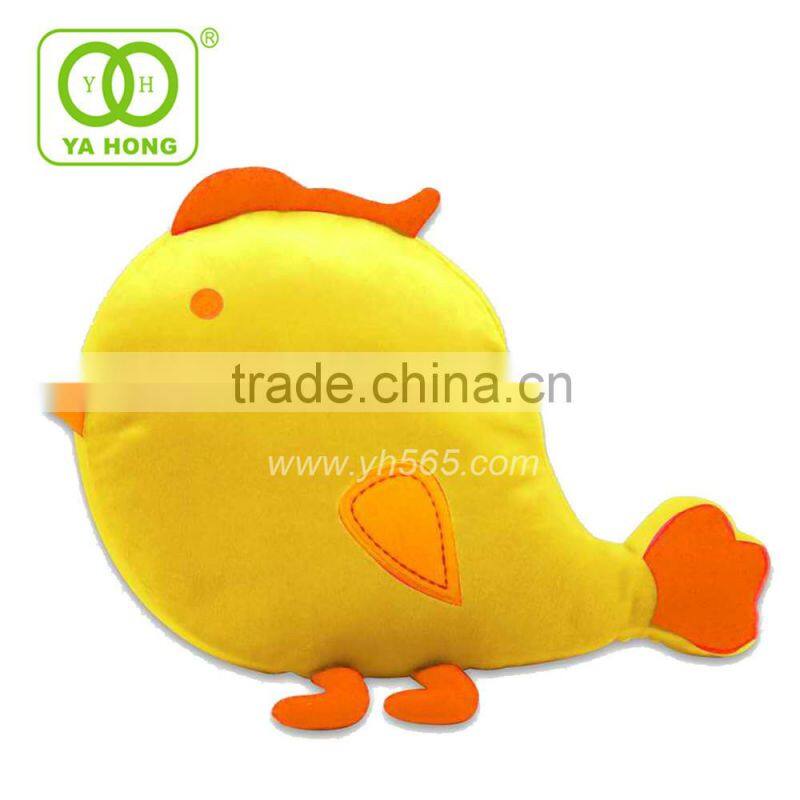 China custom plush flower shape pillow with tiger pattern