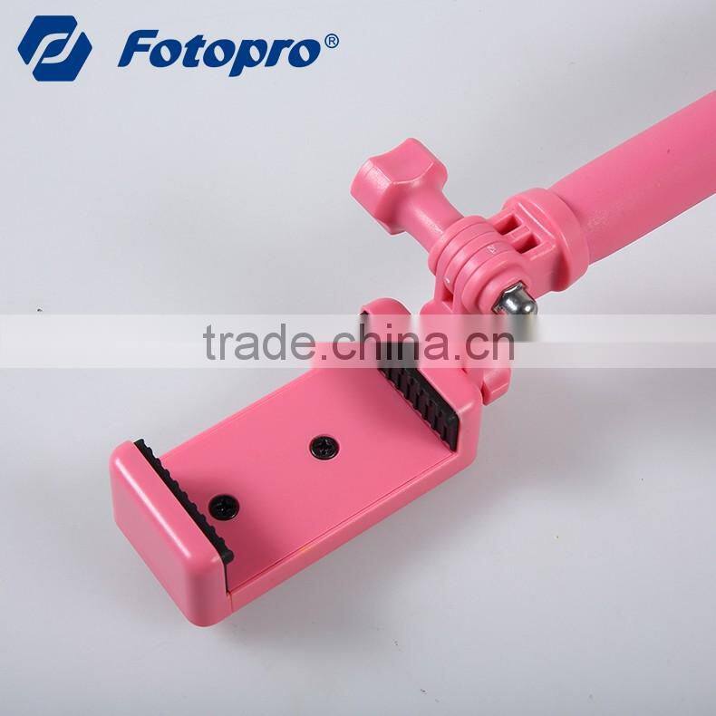FOTOPRO bluetooth selfie stick pole monopod with go pro adapter QP-906R++SJ-85