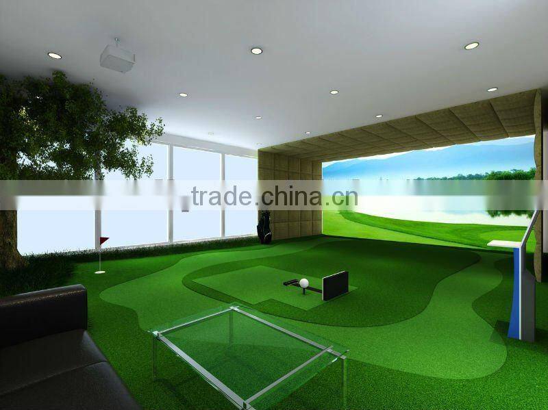 indoor screen golf simulator