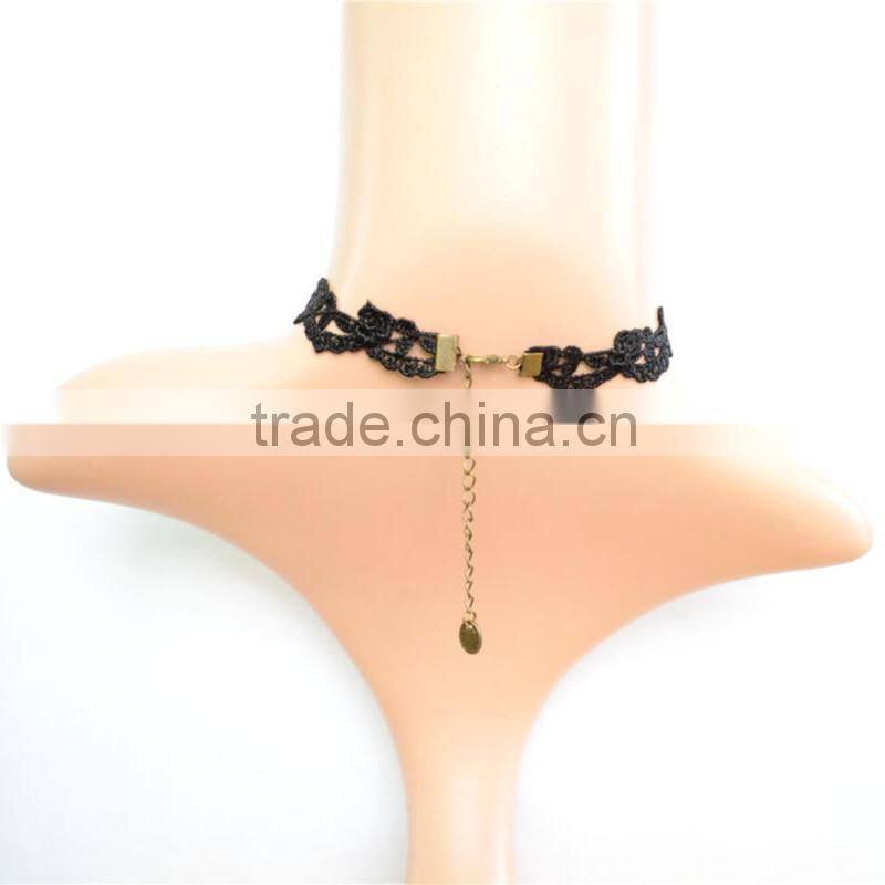 lace choker necklace designer cheap jewelry vintage retro women steampunk accessories jewelry