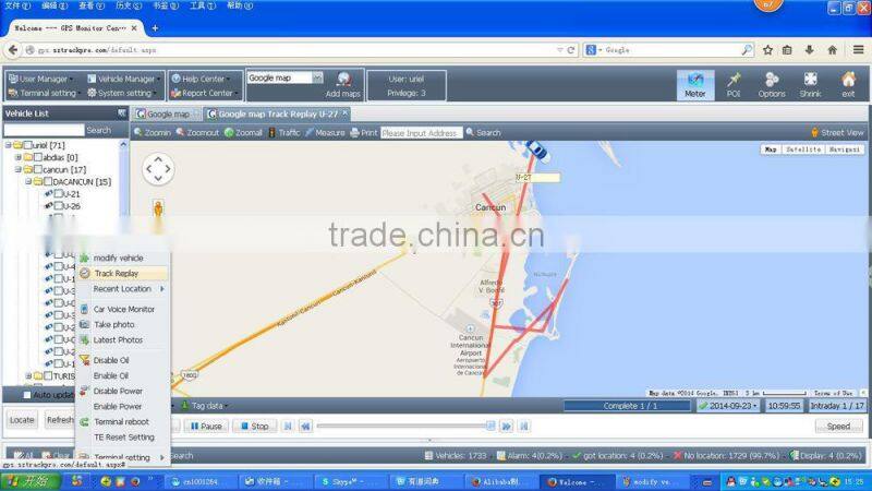 gprs mobile phone tracking system compatible most gps tracker made in China