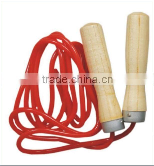 PVC Handle Coated Metallic Rope Skipping Jump Ropes