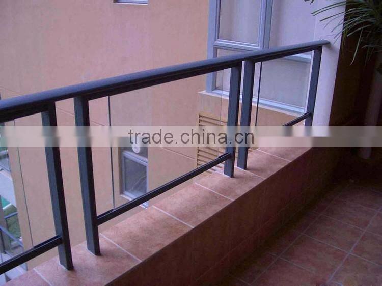Glass balcony railing Aluminium profiles manufacture