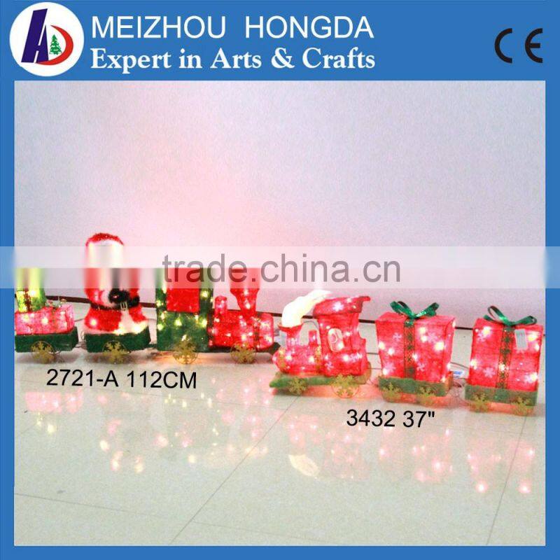Christmas LED lighted Red train