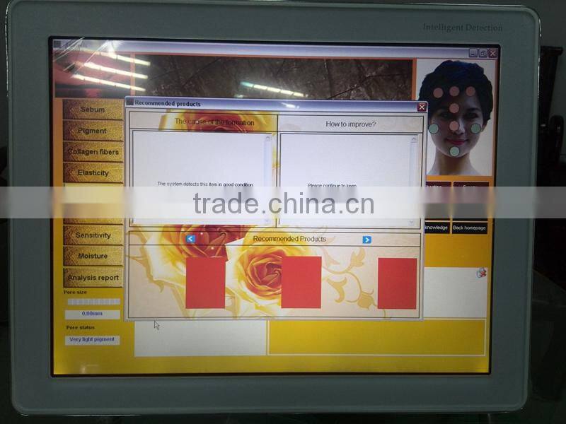 Professional English skin analysis software skin analyzer