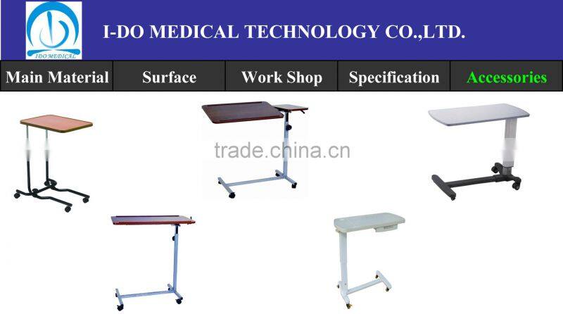 Adjustable Hospital Over Bed Table
