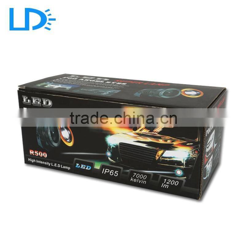 High quality 3.0 inch led spot light for motorcycle angel eyes fog lights