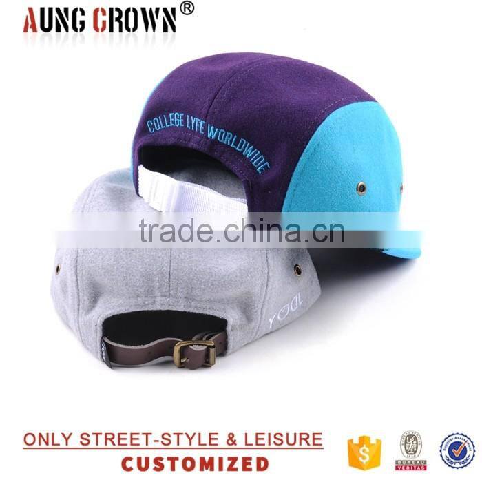 Free size 5 panel cap factory