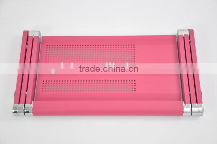 Multifunctional folding comfortable portable laptop stand with mouse pad