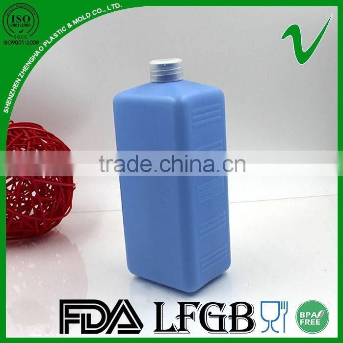 Liquid packaging empty free sample HDPE plastic bottle with screw cap