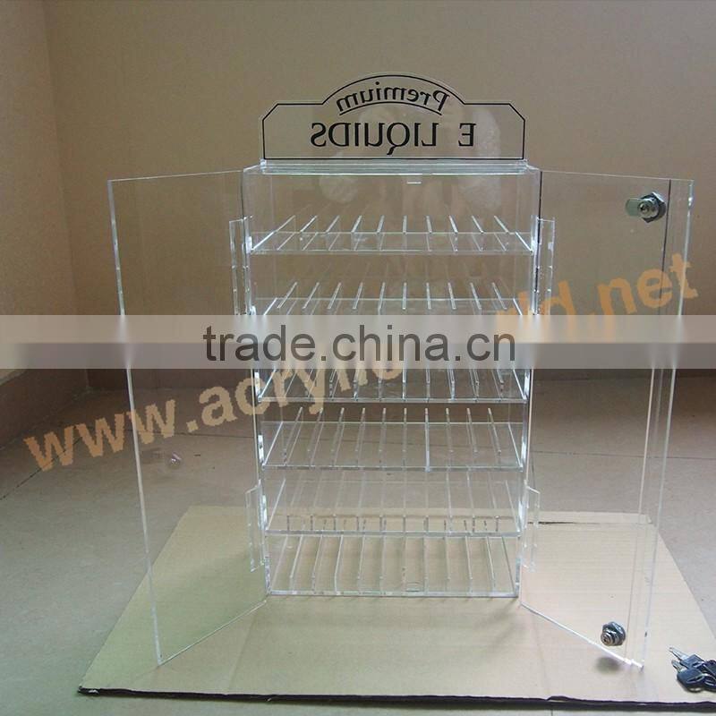 2-Level custom acrylic e-tobacco display