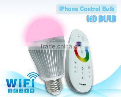 6W intelligent wifi led rgbw bulb ,Wifi led light bulb