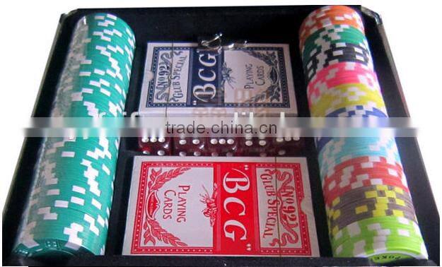 100pieces poker chips set,poker chips set ,customized poker chips