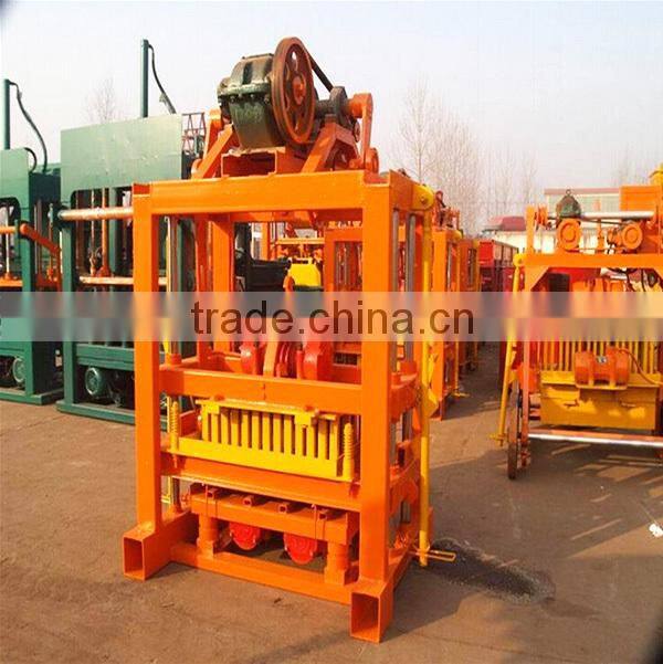 China 20 Years Factory concrete brick making machine price list QTJ4-40