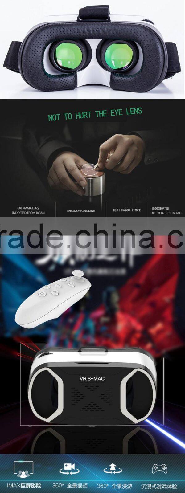 shenzhen 3D vr box 2.0 version virtual reality 3d glasses vrarle