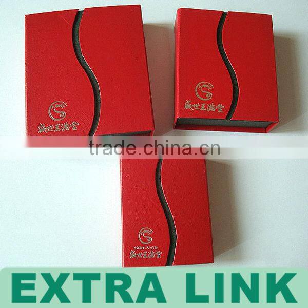 Elegant Decorative Customized luxury leather jewelry gift box