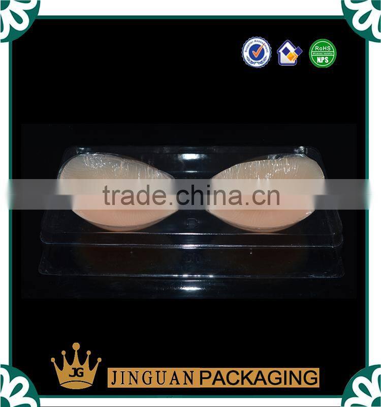 Professional Design Transparent Bra Packing Tray With Hang Hole
