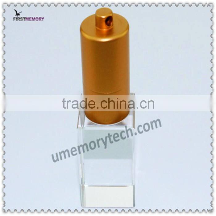 2017 new gift 3D logo printed crystal glass16 usb flash drive 512