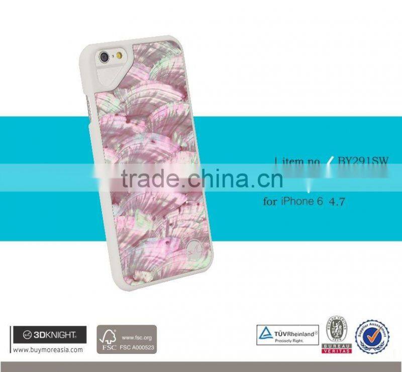 2016 Luxury Mobile Phone Cover Case for iphone 6 6plus Real Seashell