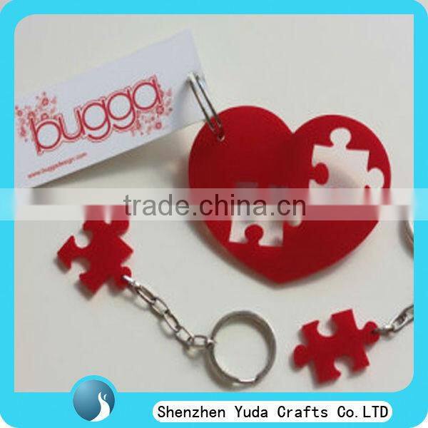 Acrylic clear blank key chain Manufacturer
