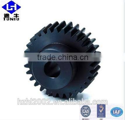 Black nylon plastic sprockets gear
