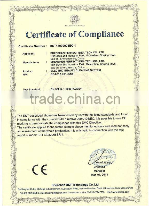 Cheap BP-0612 4 in 1 rotatory facial cleansing brush manufacturers electric facial brush