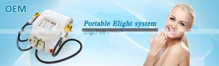 2 in 1 SHR IPL laser hair removal machine with 2 handles