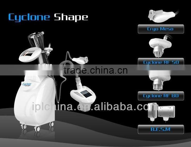 Portable Cyclone RF Slim Vacuum Cryo Liposuction Machine -Cyclone Shape