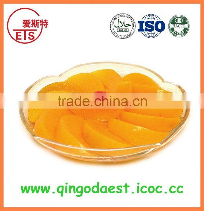 Hot sale 820g/tin Chinese canned yellow peach on sale
