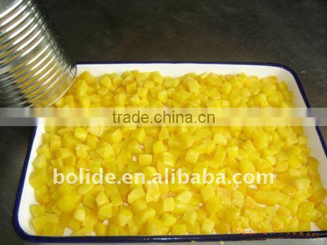425g canned yellow peach diced in syrup