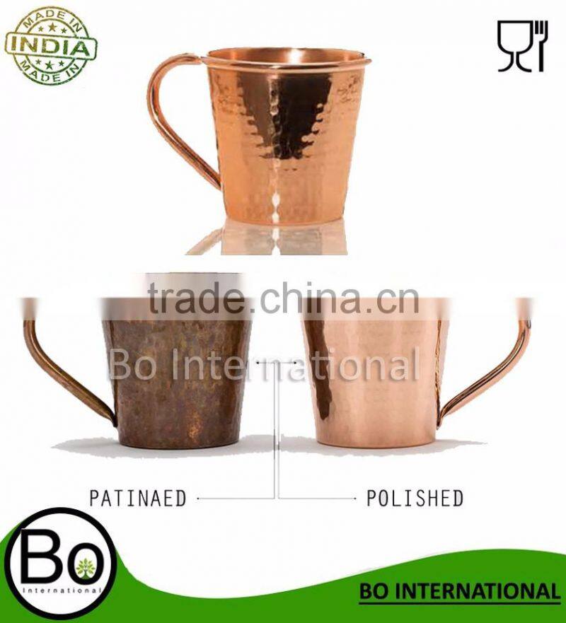 100% Copper Moscow Mule Mugs & Cups for VODKA MIXOLOGY