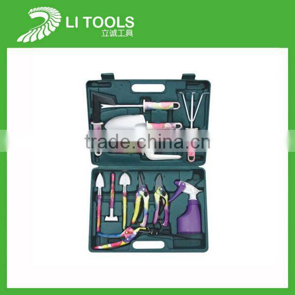5 PCS wood handle iron kids garden tool set