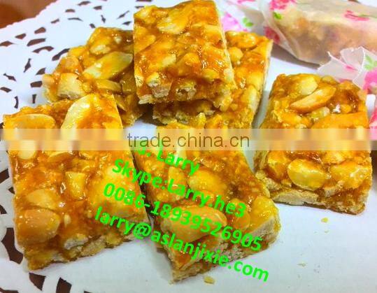 nut candy bar forming machine/sesame candy bar making machine/peanut crispy machine