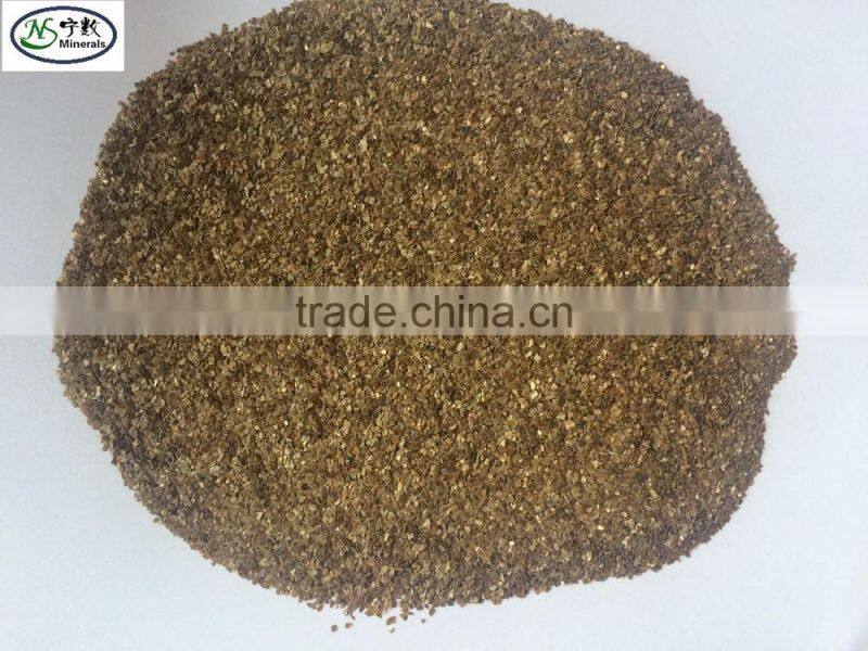 High absorbent Raw Vermiculite For Foundary Insulation,Steel Industry