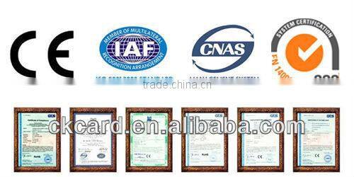 Printing eco-friendly pvc magnetic stripe business card from gold manufacture