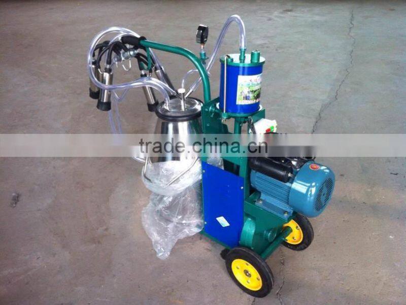 Hot sale low price piston goat milking machine with single bucket