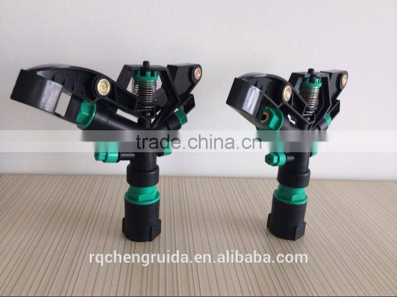 4 nozzles plastic full circle range impulse sprinkler
