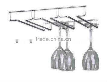 Good sell Stainless Steel Multirow Glass Cup Rack