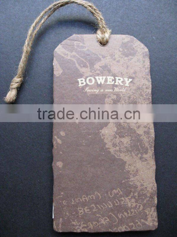 cardboard hang tag