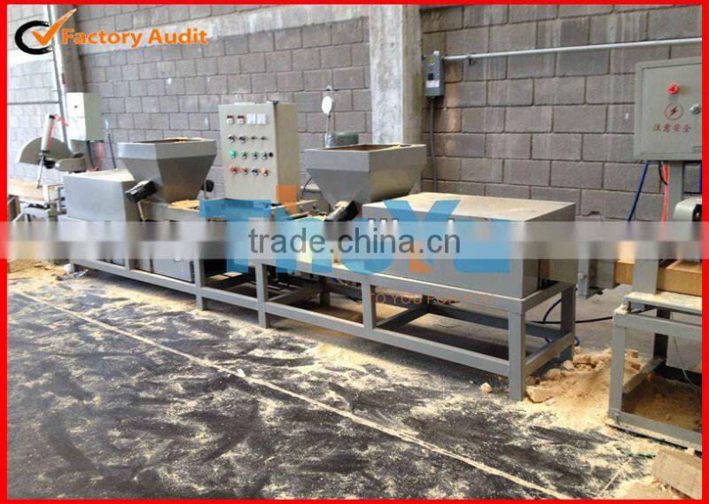 Waste timber recycling block making machine +86-15903675071